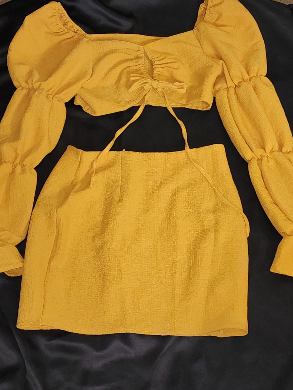 Crop Top & Bodycon Skirt